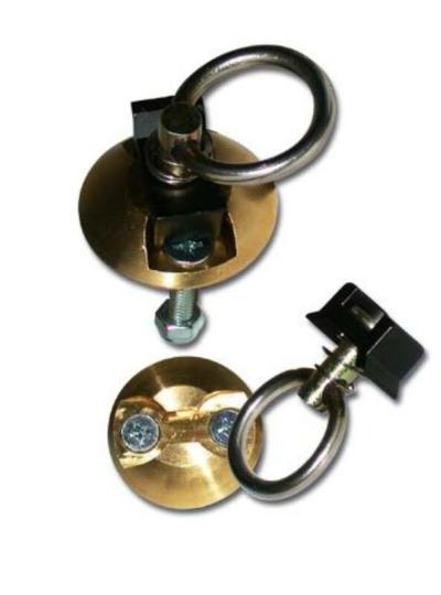 Platines pour sangles Bihr Anneaux d'arrimage démontables