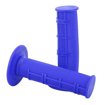 Poign&eacute;es de guidon Avoc MOTO OFF ROAD MX2 BLEU CLOSED END 115mm CROSS - MX PAIRE