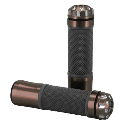 Poign&eacute;es de guidon Avoc MOTO ON ROAD R375 CAFE CLOSED END 130mm PAIRE