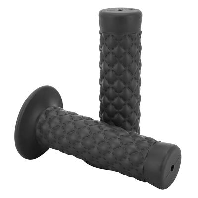 Poign&eacute;es de guidon Avoc MOTO ON ROAD VINTAGE BRIGHTON CLOSED END 120mm PAIRE