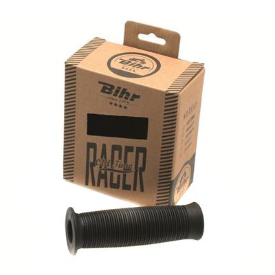 Poign&eacute;es de guidon Bihr vintage Hattori custom noir