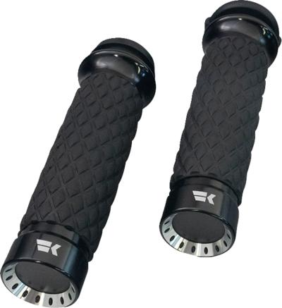 Poign&eacute;es de guidon Khrome Werks Contour Personnalis&eacute; Turbine