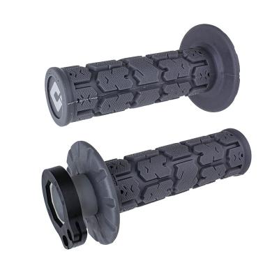 Poignées de guidon Odi Revêtements MX V2 Lock-On Rogue semi-gauffré - graphite