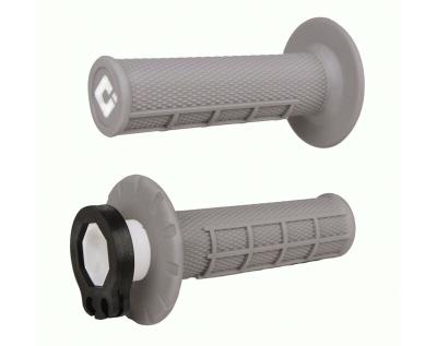 Poignées de guidon Odi Revêtements MX V2 Lock-On semi-gauffré - gris