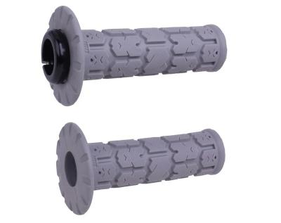 Poign&eacute;es de guidon Odi Rogue SX - MX V2 Lock - On gris argent