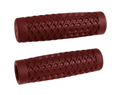 Poign&eacute;es de guidon Odi Vans Cult V-Twin gauffr&eacute; - rouge