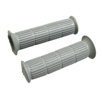 Poign&eacute;es de guidon P2R VINTAGE GRIS DIAM 22 - 24 mm PAIRE