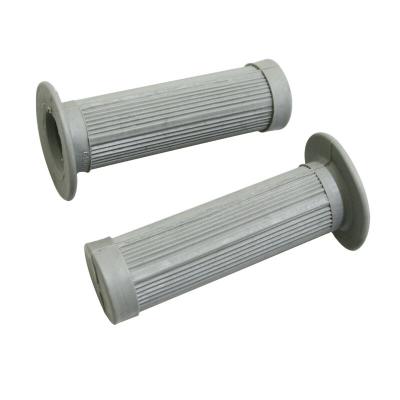 Poign&eacute;es de guidon P2R VINTAGE MAGURA GRIS DIAM 22 - 25 mm LONG 100 mm PAIRE