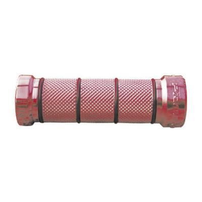 Poign&eacute;es de guidon Progrip 866 Chrome/Rouge 24-28