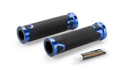 Poign&eacute;es de guidon Puig Revving Bleu