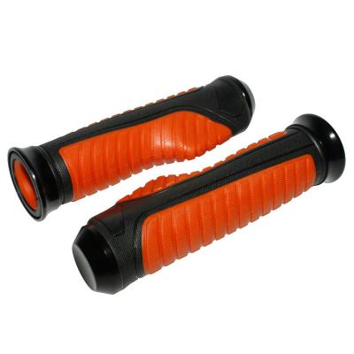 Poign&eacute;es de guidon Replay ON ROAD ANATOMIC ORANGE 127mm - CLOSED END PAIRE
