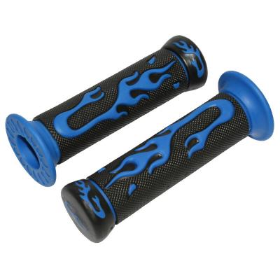 Poign&eacute;es de guidon Replay SCOOT FLAMING BLEU - CLOSED END PAIRE