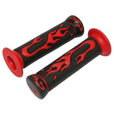 Poign&eacute;es de guidon Replay SCOOT FLAMING ROUGE - CLOSED END PAIRE