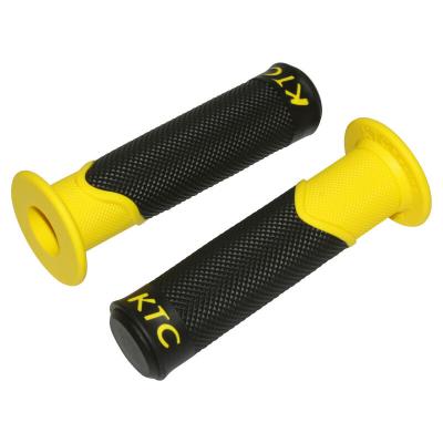 Poign&eacute;es de guidon Replay SCOOT KTC - JAUNE CLOSED END 122mm PAIRE