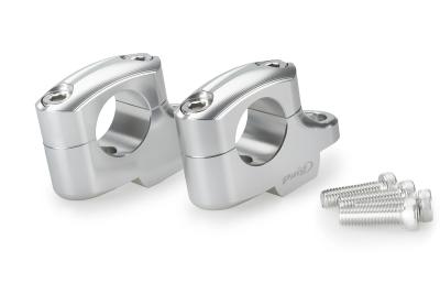 Pontet de guidon Puig Pullback Argent Hauteur 20mm