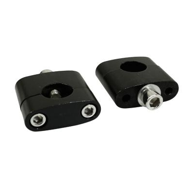 Pontet de guidon Replay UNIVERSEL STANDARD ALU DIAM 22,2mm ENTRAXE 35mm VIS INOX M7 H45 x L53 l20 mm PAIRE