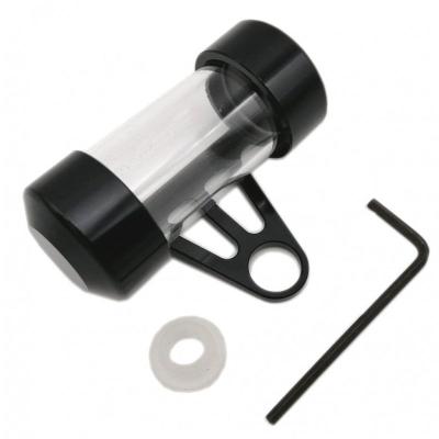 Porte assurance Brazoline cylindrique aluminium noir 70 mm