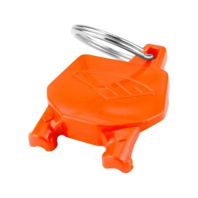 Porte-cl&eacute; CYCRA PLAQUE NUMERO ORANGE