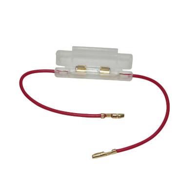 Porte fusible P2R PORTE FUSIBLE ROND AVEC FUSIBLE EN VERRE 15A -P2R-