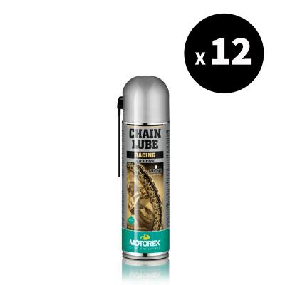 Produit d'entretien Motorex Lubrifiant chaîne Chainlube Racing - spray 500ml x12