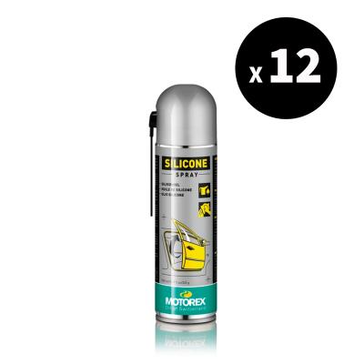Produit d'entretien Motorex Nettoyant silicone - Spray 500 ml x12