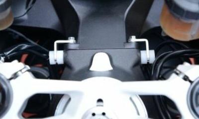 Protection Moteur R&G Racing de but&eacute;e de direction noir