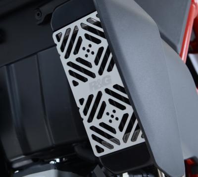 Protection de radiateur alu bross&eacute; R&G Monster 797, Scrambler 800