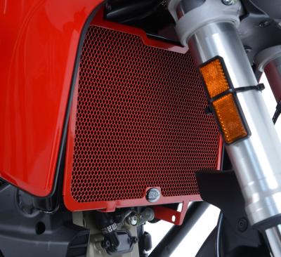 Protection de radiateur rouge R&G Multistrada 950 (2017-2018)