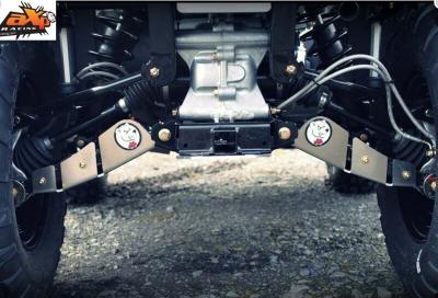 Protection de triangle aXp arri&egrave;re aluminium 4mm