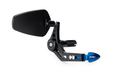 Protection levier Puig Frein Retroviseur Pro Bleu