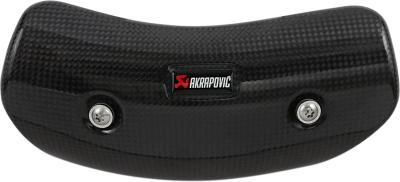 Protection &eacute;chappement Akrapovic Visi&egrave;re CF