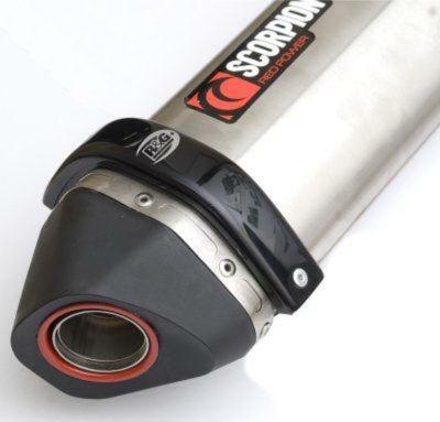 Protection &eacute;chappement R&G Racing de silencieux noir Scorpion Red Power/Serket