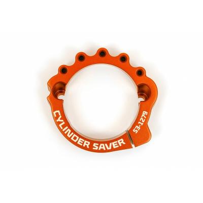 Protection échappement S3 sortie cylindre-échappement orange