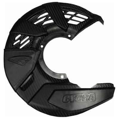 Protège Disque CYCRA Tri Flow pour disque avant noir