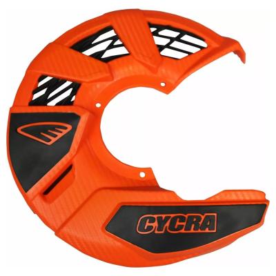 Protège Disque CYCRA Tri Flow pour disque avant orange