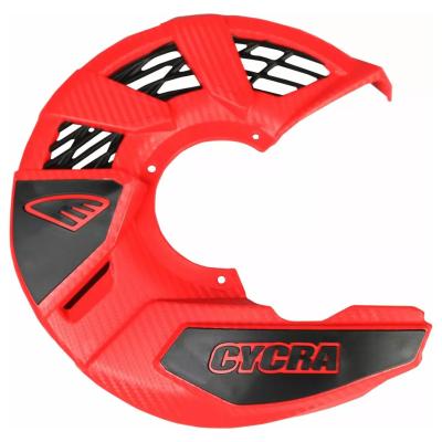 Protège Disque CYCRA Tri Flow pour disque avant rouge