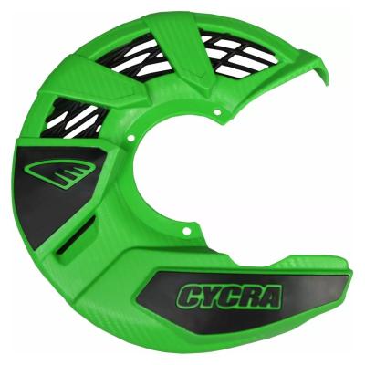 Protège Disque CYCRA Tri Flow pour disque avant vert