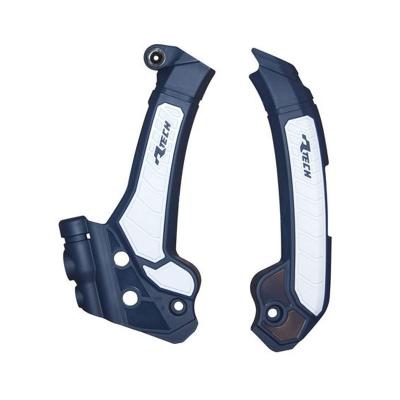 Prot&egrave;ge cadre R-tech bi-matiere bleu/blanc