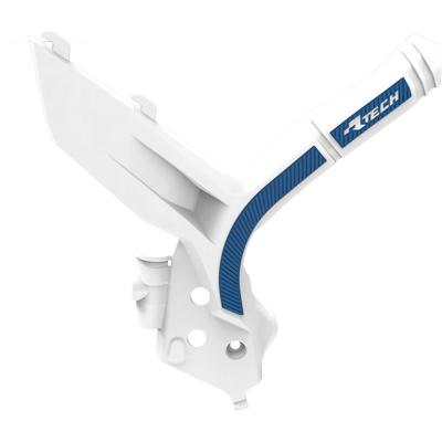 Prot&egrave;ge cadre R-tech bi-mati&Euml;re blanc/bleu