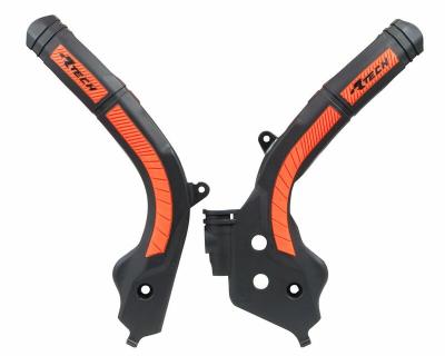 Prot&egrave;ge cadre Racetech RACTECH bi-mati&egrave;res noir/orange