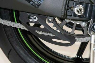 Prot&egrave;ge couronne R&G Racing type dent de requin ABS noir