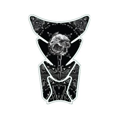 Prot&egrave;ge r&eacute;servoir Lethal Threat PROTECTION MOTO PITBULL ATTACK 180x220mm LT70097