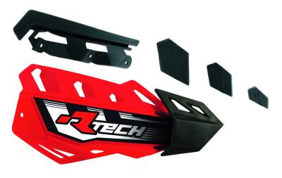 Prot&egrave;ges-mains Racetech Coque de rechange FLX rouge pour 789680