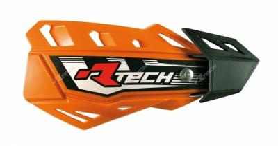 Prot&egrave;ges-mains Racetech FLX orange r&eacute;glable