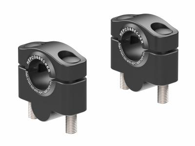 Rehausseur de guidon Hepco & Becker 25 mm - noir