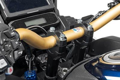 Rehausseur de guidon Touratech 20 mm - Noir