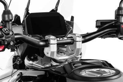 Rehausseur de guidon Touratech 25 mm - Argent