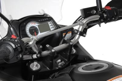 Rehausseur de guidon Touratech 30 mm - Noir