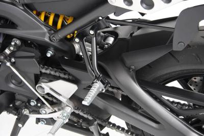 Repose-pieds Hepco & Becker Kit de rabaissement passager - anthracite