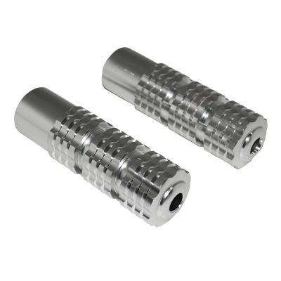 Repose-pieds Replay PILOTE ROND MOLETE ALU CHROME